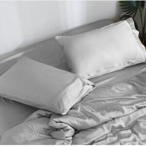 DOZ by SIJO Core Bamboo Set Bamboo Bedding Dove King NWOT